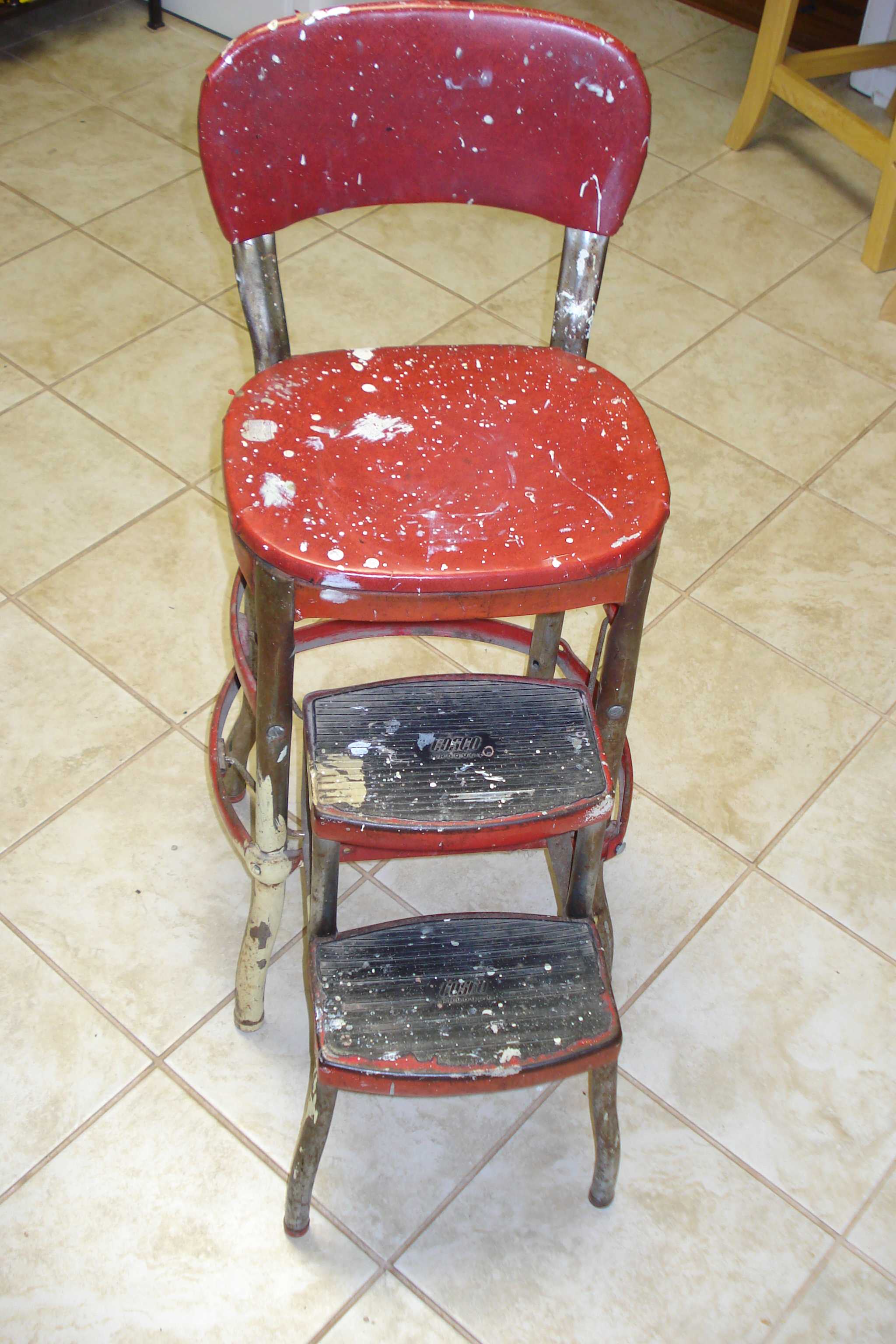 Cosco Step Ladder Chair Restoration Visual Engineering